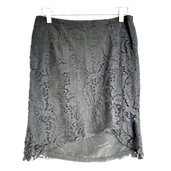 Stella Morgan Lace Black Skirt with Lining - Picture 1 of 8